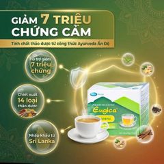 Cốm hỗ trợ làm giảm các triệuu chứngg cảm Eugica Cold & Flu Mega (10 gói)