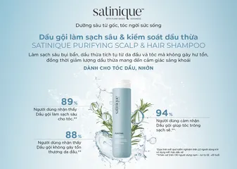 Dầu gội làm sạch sâu & kiểm soát dầu thừa Amway Satinique