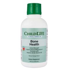 ChildLife Clinicals Bone Health |473 mL| Phiên bản Calcium hữu cơ dạng nước hương Cam dành cho trẻ từ 6 tháng tuổi trở lên [S/P Chuẩn Mỹ]