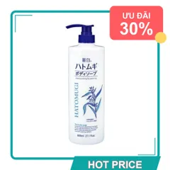 (Loại Tốt) Sữa Tắm Hatomugi Reihaku Kumano 800ml Dưỡng Ẩm Sáng Da Chiết Xuất Ý Dĩ Từ Nhật Bản, Làm Sạch Dịu Nhẹ, Phù Hợp Mọi Dạng Da Cao Cấp