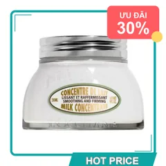 (Hàng Chất) [ tester ] Kem Dưỡng Thể L’Occitane Almond Milk Concentrate 200ml 365433 Chính Hãng