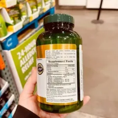 Viên uống dầu cá khử mùi Nature's Bounty Fish Oil 1400 mg |130 viên| Tăng tuần hoàn máu & Hỗ trợ sức khỏe Tim mạch/Não bộ/Thị lực [S/P Chuẩn Mỹ]
