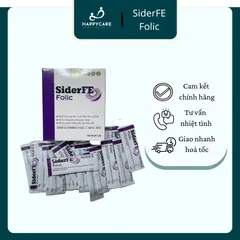Gói uống bổ sung sắt, ngăn ngừa thiếu máu, hỗ trợ tăng khả năng tái tạo máu SiderFE Folic 20 gói 794638