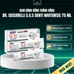 Kem Đánh Răng Dr. Ciccarelli S.O.S DENTI 75ml Than Hoạt Tính Chăm Sóc Răng Miệng 794643