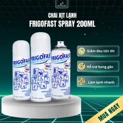 Chai xịt lạnh giảm đau, bong gân, căng cơ, giãn dây chằng Frigofast Spray 200ml 794647