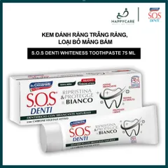 Kem Đánh Răng Dr. Ciccarelli S.O.S DENTI 75ml Than Hoạt Tính Chăm Sóc Răng Miệng 794643