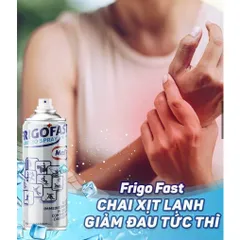 Chai xịt lạnh giảm đau, bong gân, căng cơ, giãn dây chằng Frigofast Spray 200ml 794647