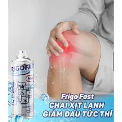 Chai xịt lạnh giảm đau, bong gân, căng cơ, giãn dây chằng Frigofast Spray 200ml 794647
