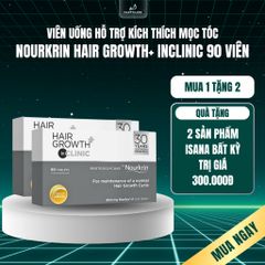 Viên Uống Hỗ Trợ Kích Thích Mọc Tóc Nam Nữ Nourkrin Hair Growth+ InClinic Hộp 90 Viên 794651