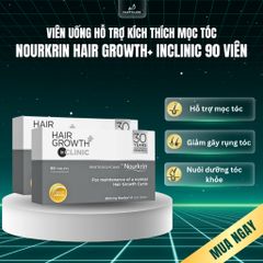 Viên Uống Hỗ Trợ Kích Thích Mọc Tóc Nam Nữ Nourkrin Hair Growth+ InClinic Hộp 90 Viên 794651