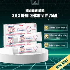 Kem Đánh Răng Giảm Ê Buốt Nhanh, Chăm Sóc Răng Nhạy Cảm Dr. Ciccarelli S.O.S DENTI Sensitivity 75ml 794653