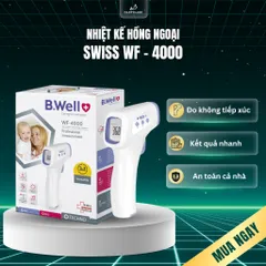 Nhiệt kế hồng ngoại Swiss WF-4000 – Đo nhanh, không tiếp xúc, an toàn cho cả gia đình B.Well 794654