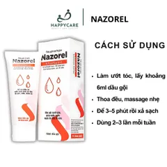 Dầu Gội NAZOREL Hỗ Trợ Giảm Gàu Dạng Hộp (50gói x 6ml) 794657