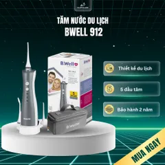 Bwell WI 912 - Tăm nước du lịch BWell 912 Thụy Sỹ - 5 đầu tăm - BH 2 năm 1 đổi 1 máy mới toàn quốc 794670