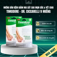 Miếng Dán Đệm Giảm Ma Sát Sau Mụn Cóc & Vết Chai Timodore Corn Pads – Dr. Ciccarelli (9 Miếng) 794672