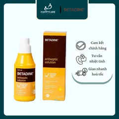 Dung Dịch Sát Khuẩn Betadine 125ml – Làm Sạch Da, Hỗ Trợ Vệ Sinh Vết Thương 794674