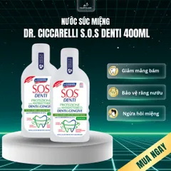 Nước Súc Miệng Dr. Ciccarelli S.O.S DENTI 400ml Chăm Sóc Răng Miệng, Thơm Miệng 794679