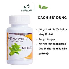 Viên Uống Chống Nắng Chống Oxi Hóa Hỗ Trợ Bảo Vệ Da Derma White Advance Sun Care 60 Viên 794678
