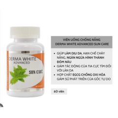 Viên Uống Chống Nắng Chống Oxi Hóa Hỗ Trợ Bảo Vệ Da Derma White Advance Sun Care 60 Viên 794678
