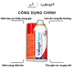 Xịt Nóng Giảm Đau Cơ Và Xương Khớp 120ML Voltogel Hot Spray 794682
