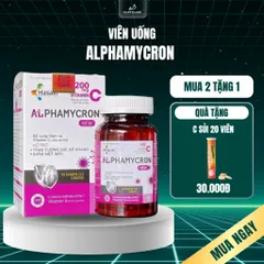 [ Chính hãng ] Viên uống Alphamycron hỗ trợ tăng cường đề kháng tăng miễn dịch đào thải HPV combo10H 794684
