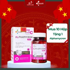 [ Chính hãng ] Viên uống Alphamycron hỗ trợ tăng cường đề kháng tăng miễn dịch đào thải HPV combo10H 794684
