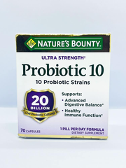 Hỗ trợ hệ tiêu hóa và đường ruột Nature’s Bounty Probiotic 10 70V