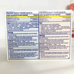 Viên uống giảm ho và cảm cúm Vicks DayQuil & NyQuil Severe Cold & Flu 72V