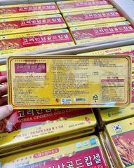Viên đạm hồng sâm nhung hươu linh chi Hàn Quốc Gold Capsules 120 viên
