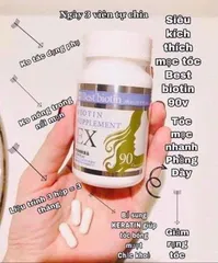 Viên Uống Mọc Tóc Best Biotin Supplement EX Nhật Bản Hộp 90 Viên