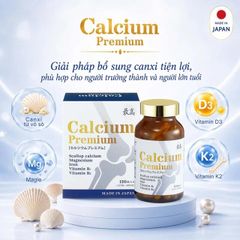 Viên bổ sung canxi, khoáng chất giảm nguy cơ loãng xương Calcium Premium JpanWell (120 viên)