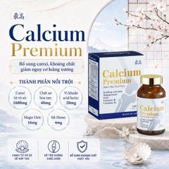 Viên bổ sung canxi, khoáng chất giảm nguy cơ loãng xương Calcium Premium JpanWell (120 viên)