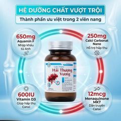 Viên uống bổ sung canxi giúp xương răng chắc khỏe Calci Nano Hải Thượng Vương (60 viên)