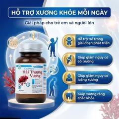 Viên uống bổ sung canxi giúp xương răng chắc khỏe Calci Nano Hải Thượng Vương (60 viên)