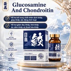 Viên uống giúp giảm đau khớp, khô khớp, bổ sung chất nhờn dịch khớp Glucosamine And Chondroitinn Jpanwell (120 viên)