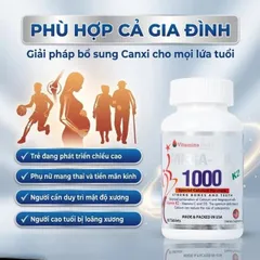 Viên uống bổ sung canxi, chống loãng xương Mega-Cal 1000 Vitamins For Life (60 viên)