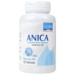 Viên uống bổ sung Canxi và Vitamin D3, K2, giúp xương răng chắc khỏe Anica Ocavill (60 viên)