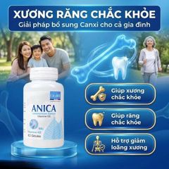 Viên uống bổ sung Canxi và Vitamin D3, K2, giúp xương răng chắc khỏe Anica Ocavill (60 viên)