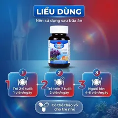Viên uống giúp răng xương chắc khỏe, tăng chiều cao, giảm còi xương Bawod Calcium Plus (60 viên)