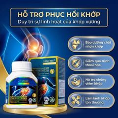 Viên uống hỗ trợ duy trì chức năng của khớp, sụn khớp Vitatree Glucosamine 1500 Plus Shark Cartilage (100 viên)