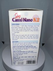 Hộp 20 ống -Canxi hữu cơ - canxi ống cho trẻ từ 0 tháng tuổi bổ sung Vitamin D3 K2 MK7