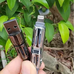 Cáp Sạc MFish 240W Dài 2M, 4 Trong 1 Đa Năng, Đầu Bọc Kim Cáp Chống Cháy Chống Dập Siêu Bền No Box