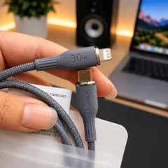 CÁP SẠC NHANH BASEUS USB-C to Lightning 30W – Dài 2M Chuẩn MFi, Bền Bỉ, Sạc Nhanh Cho iPhone