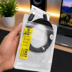 CÁP SẠC NHANH BASEUS USB-C to Lightning 30W – Dài 2M Chuẩn MFi, Bền Bỉ, Sạc Nhanh Cho iPhone