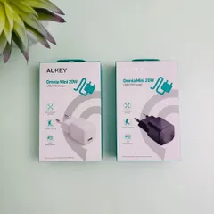 Sạc nhanh AUKEY Omnia Mini 20W PD, củ sạc Type-C PD QC3.0 chính hãng tương thích với nhiều thiết bị