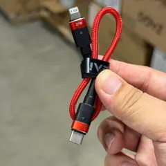Cáp sạc nhanh 25cm, Cáp sạc ngắn, Cáp sạc iphone C to L 27W Hãng Keai
