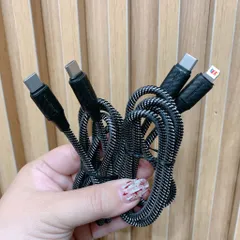 CLVRCONNECT Cáp Sạc Nhanh Dây Dù C to L 27w và C to C 60w Không Hộp Chất Lượng Cao Tiện Lợi