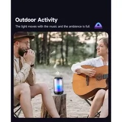 LOA BLUETOOTH OUTDOOR TOOCKI CHÍNH HÃNG- Âm thanh vòm - Đèn RGB ma thuật