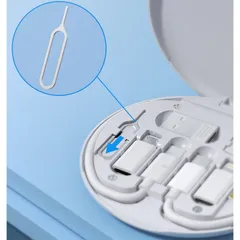 Cáp Sạc đa năng 6in1 PHANTOM PT3 rất tiện lợi bỏ túi , du lịch , có thể làm kệ điện thoại.