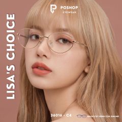 Gọng Kính Cận Titan Dẻo Cao Cấp POSHOP EYEWEAR - Mã 36016 Siêu Nhẹ, Dáng Oval Thời Trang, Kèm Dịch Vụ Cắt Mắt Kính